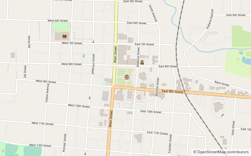 Fulton County Courthouse location map