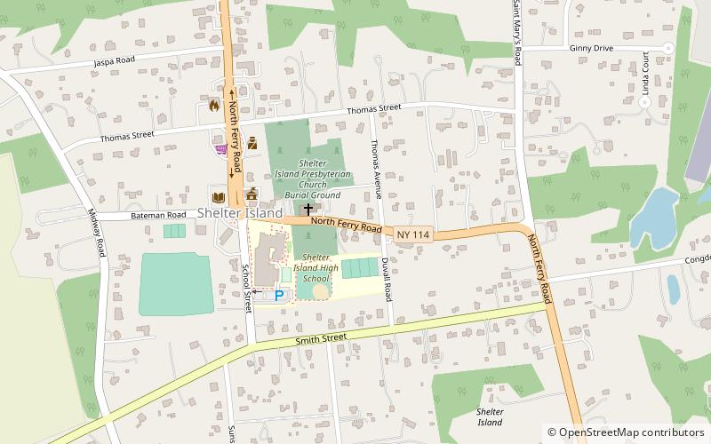 Manhanset Chapel location map