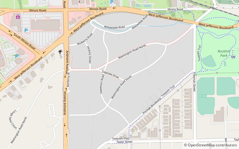 Wildwood Park Historic District location map