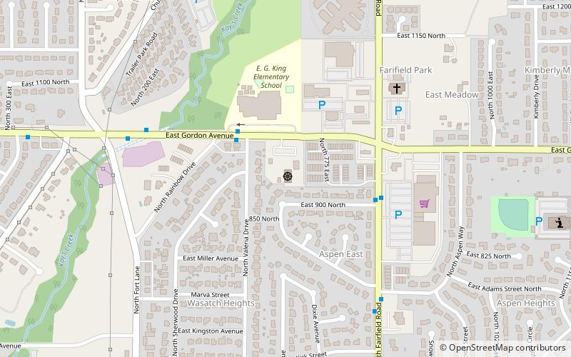 Wat Thai Dhammagunaram Layton location map