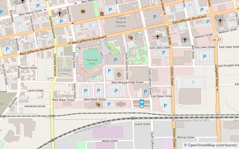 E. Ross Adair Federal Building and United States Courthouse location map
