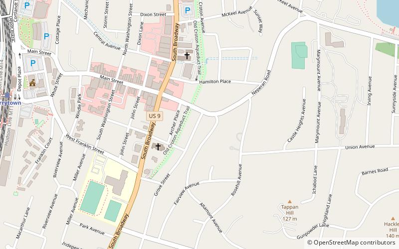North Grove Street Historic District location map