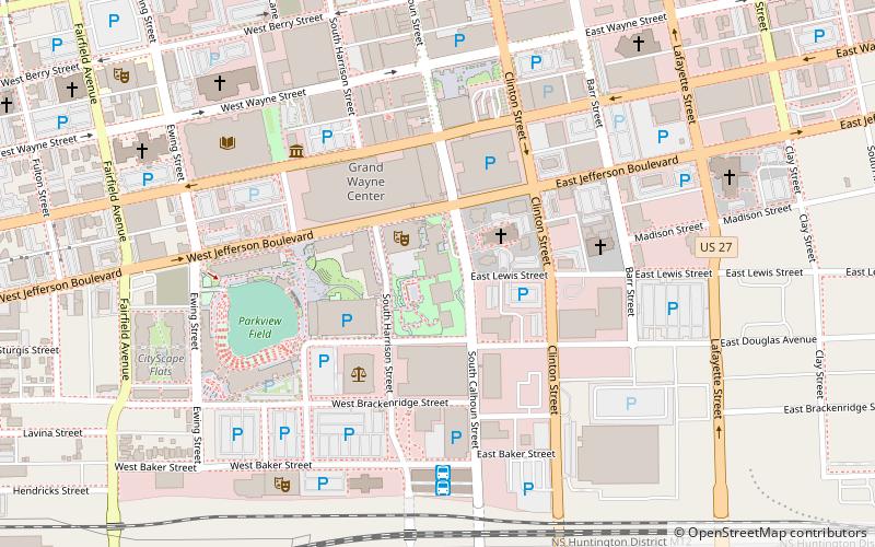 Foellinger-Freimann Botanical Conservatory location map