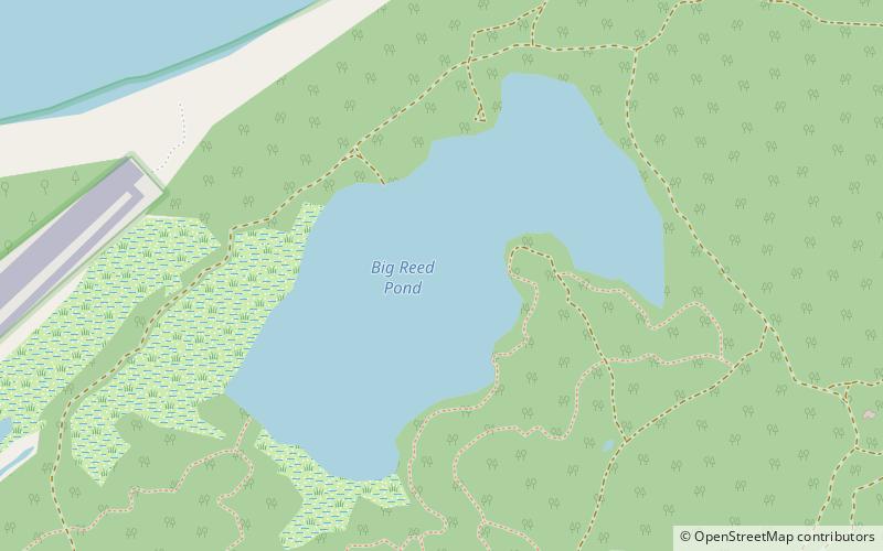 Big Reed Pond location map