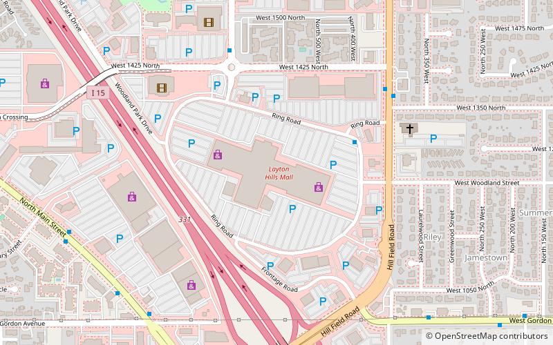 Layton Hills Mall location map