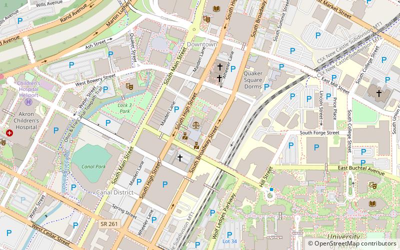 Summit County Courthouse location map