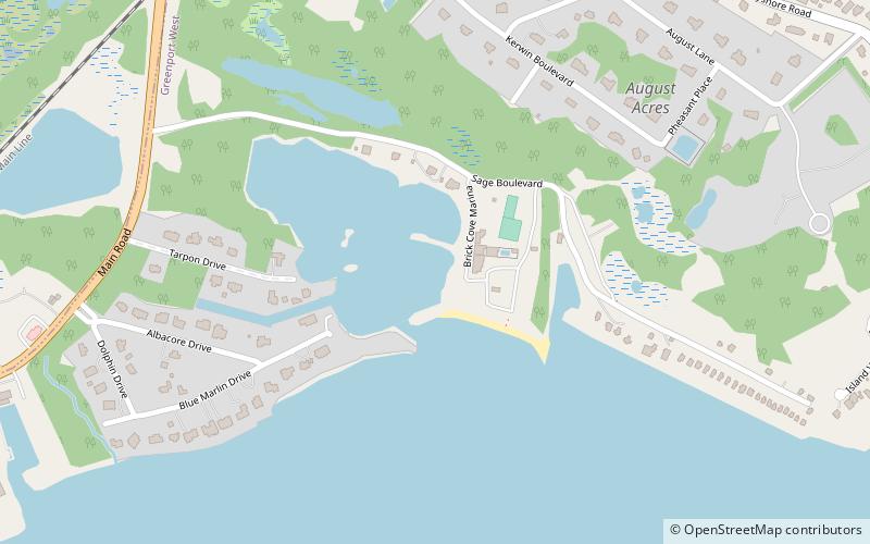 Brick Cove Marina location map