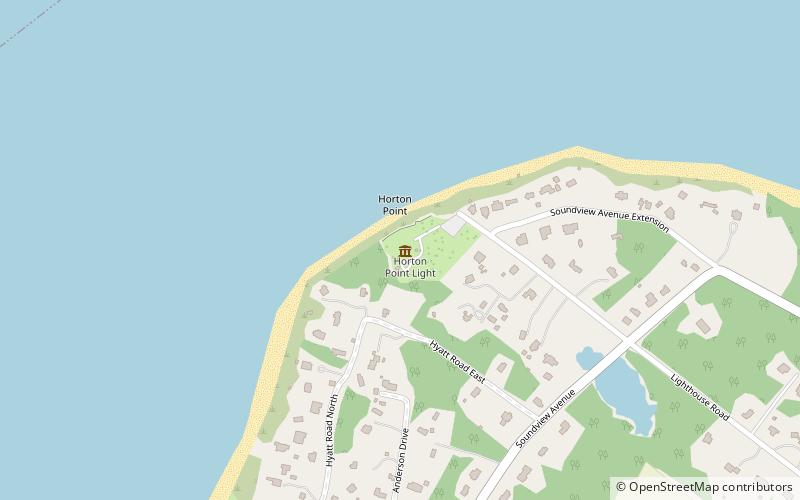 Horton Point Light location map