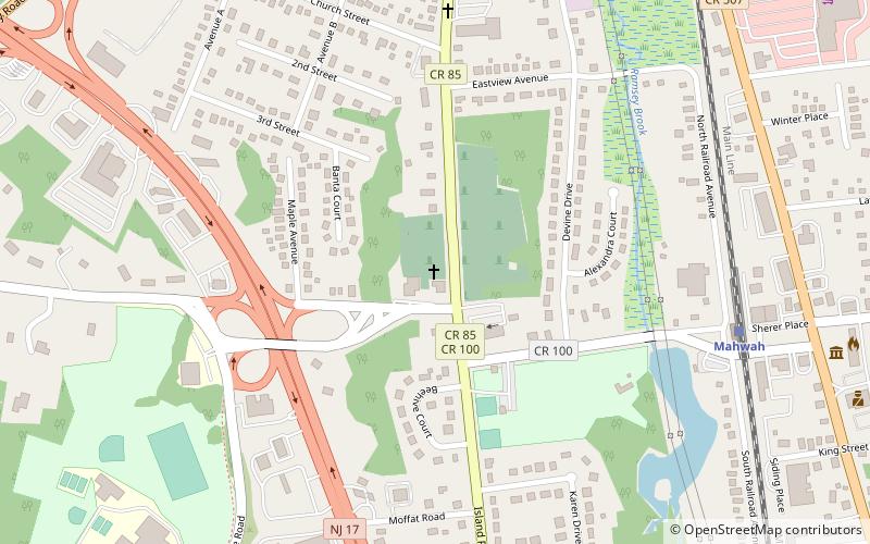 Ramapo Reformed Church location map