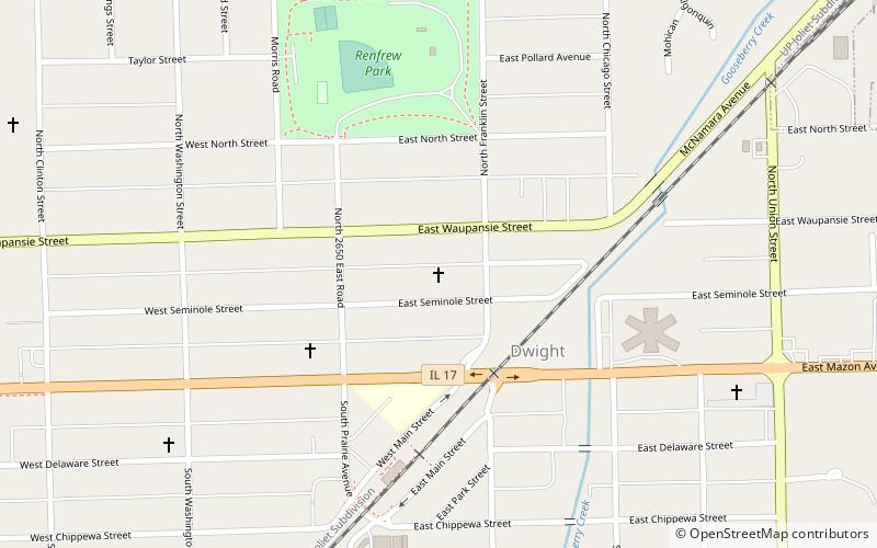 Pioneer Gothic Church location map