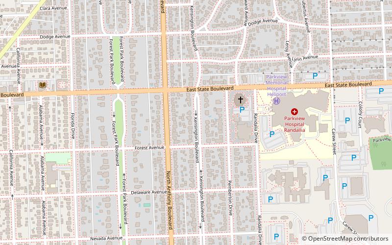 kensington boulevard historic district fort wayne location map