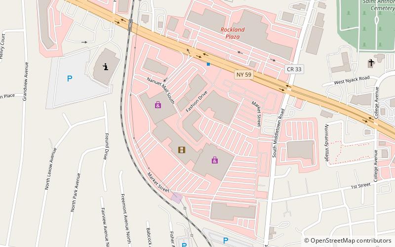 The Shops at Nanuet location map