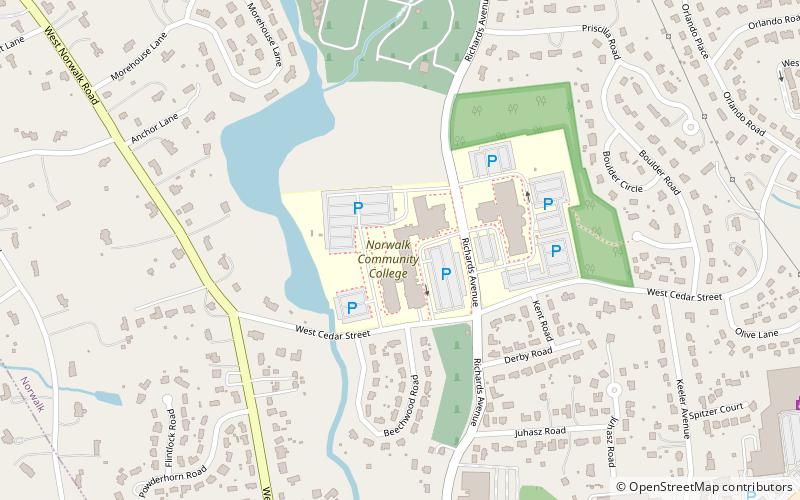 Norwalk Community College location map