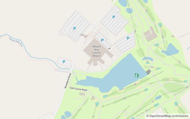 Mount Airy Casino Resort location map