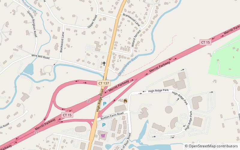 Turn-of-River Bridge location map