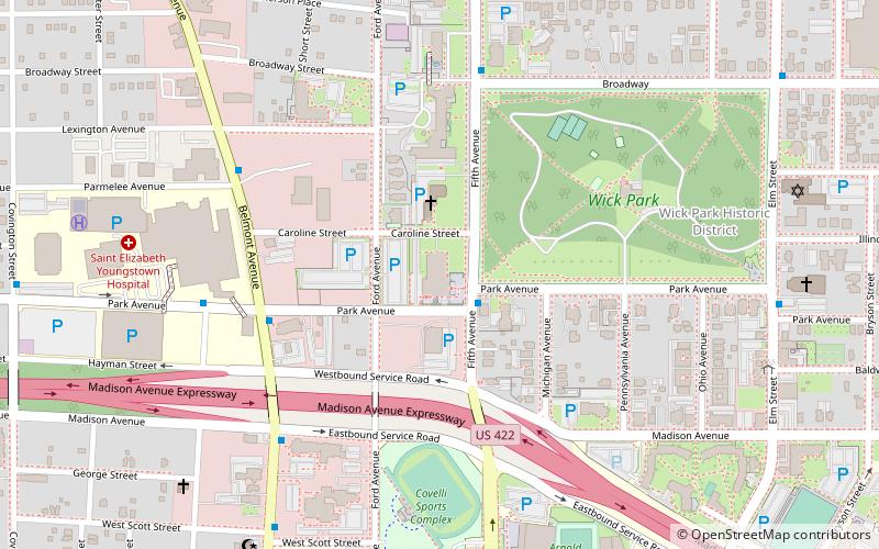 Stambaugh Auditorium location map