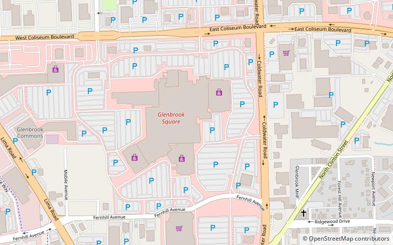 Glenbrook Square location map