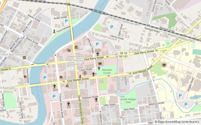 Tiffin-Seneca Public Library location map