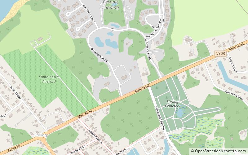 Brecknock Hall location map