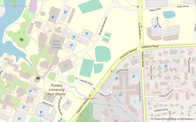 Mastodon Field location map