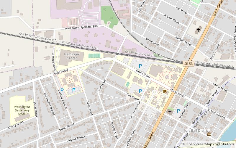 Tiffin University location map