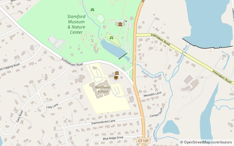 Stamford History Center location map