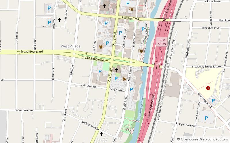 First Congregational Church of Cuyahoga Falls location map