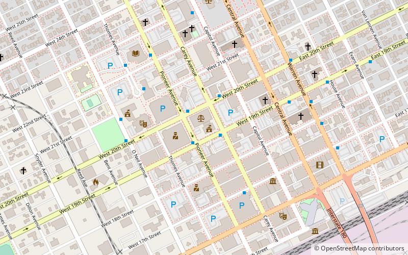 City and County Building location map