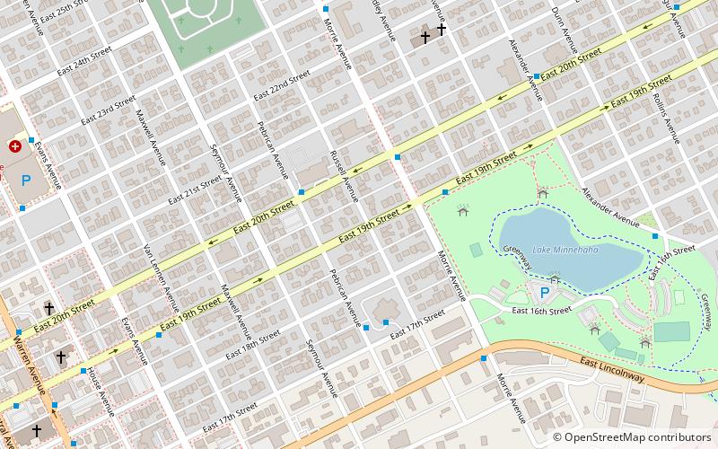 Rainsford Historic District location map