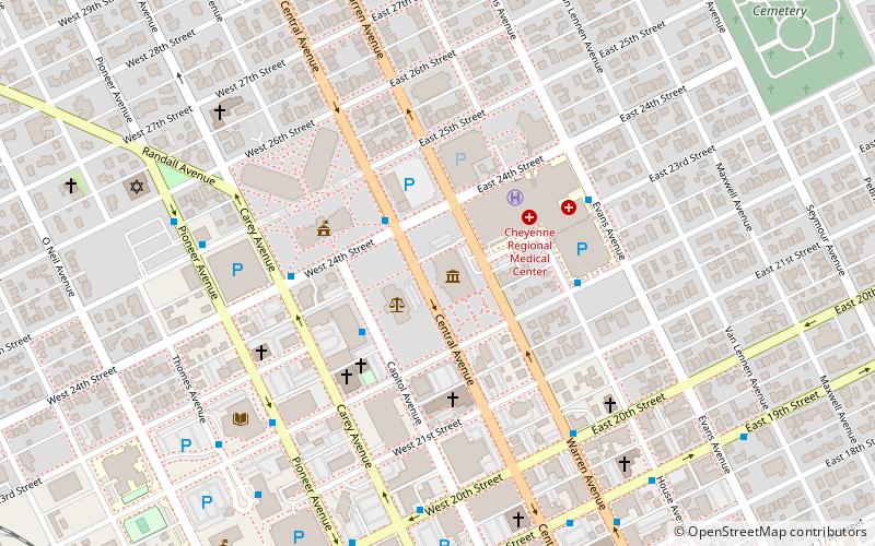 Wyoming State Museum location map