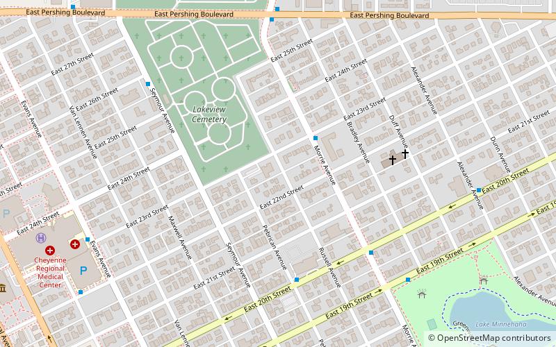 Capitol North Historic District location map