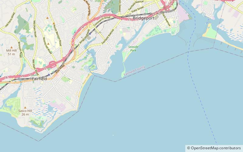 Phare de Black Rock Harbor location map