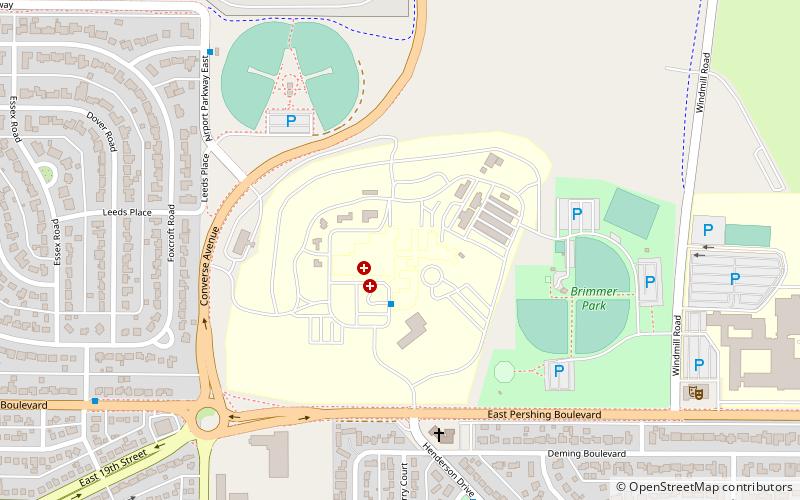 Cheyenne Veterans Administration Hospital Historic District location map