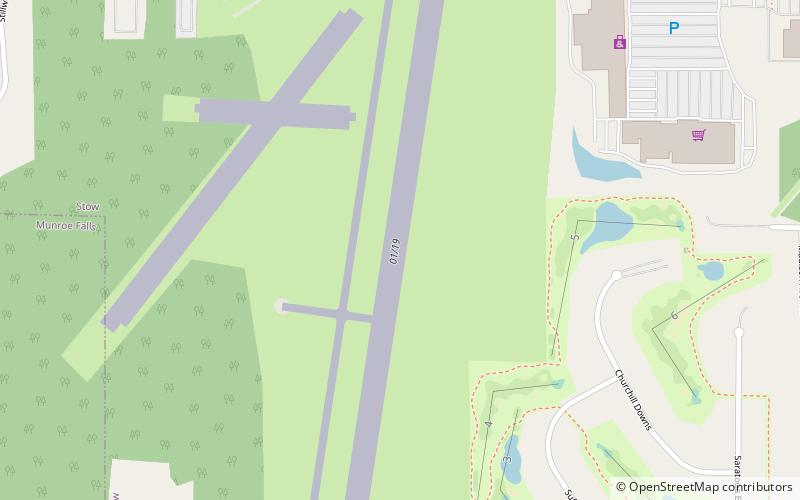 Kent State University Airport location map