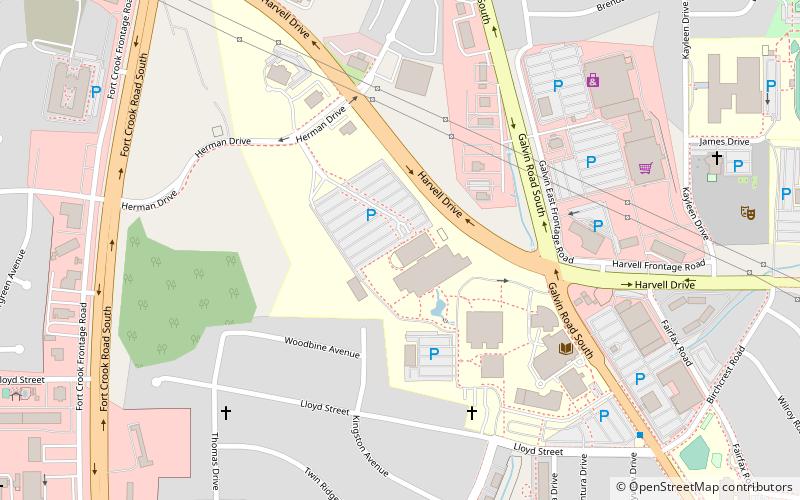 Bellevue University location map
