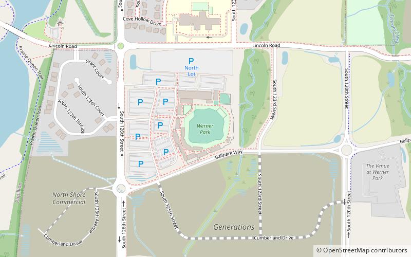 Werner Park location map