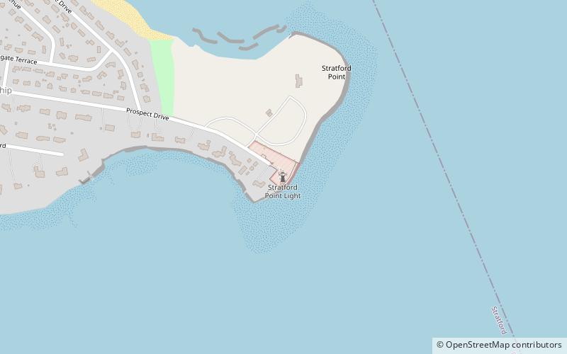 Stratford Point Light location map