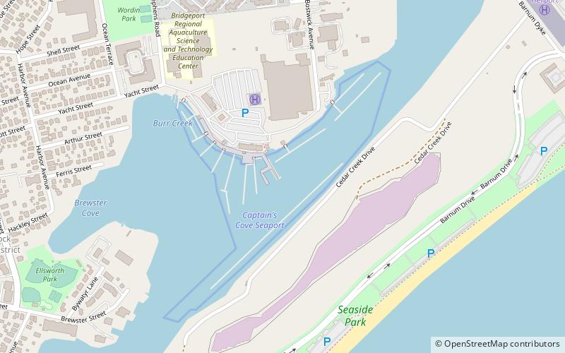 captains cove seaport bridgeport location map
