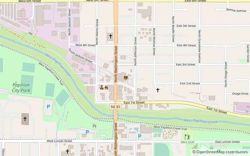 Sump Memorial Library location map