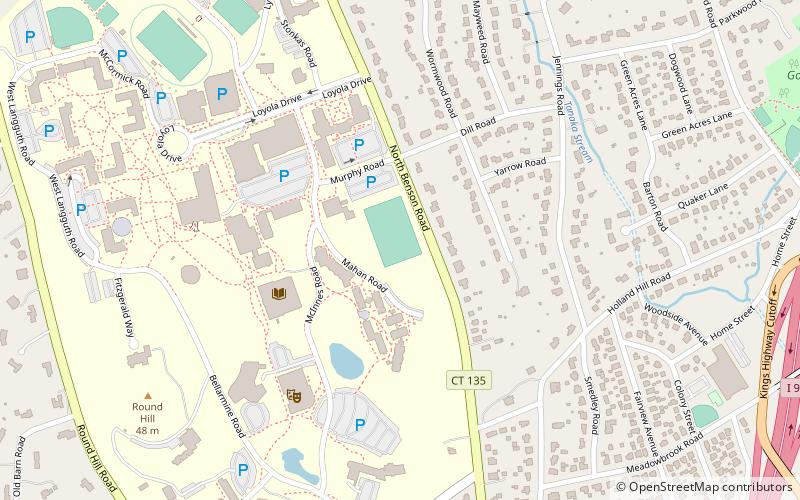 Fairfield University Art Museum location map