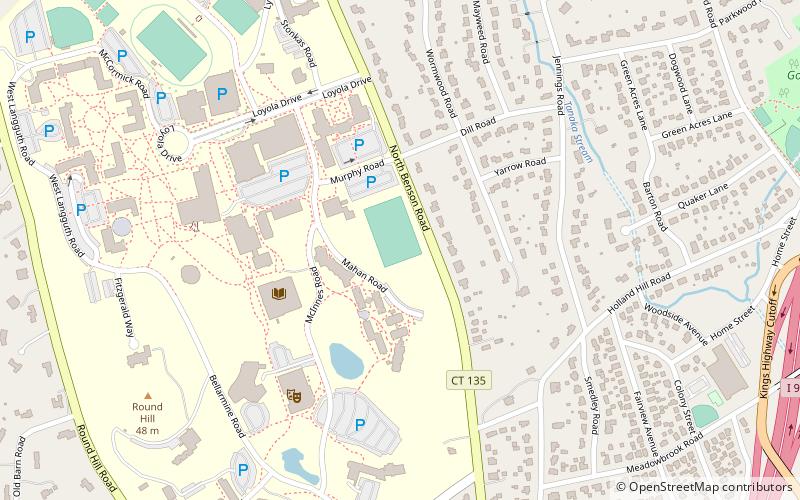Fairfield University Art Museum location map