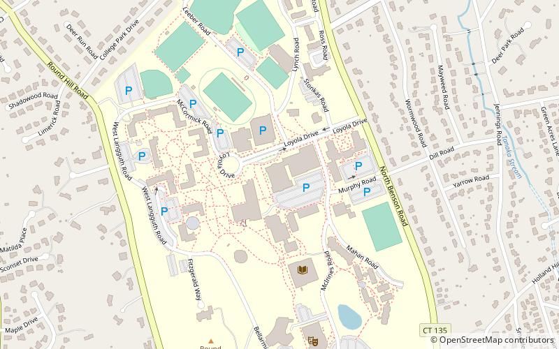 Alumni Hall location map