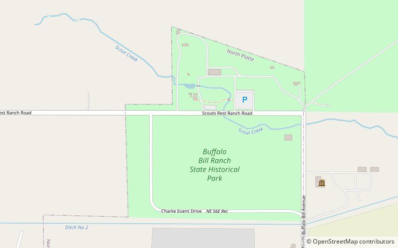 Buffalo Bill Ranch location map