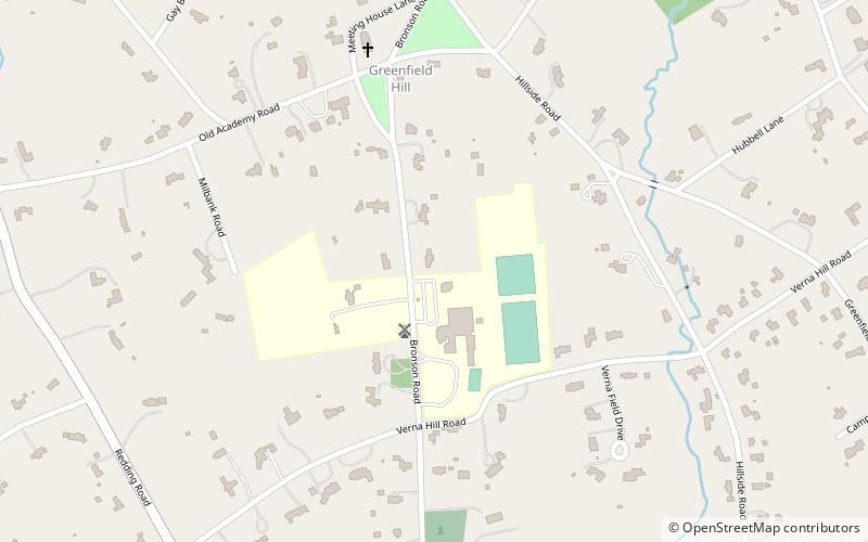 Greenfield Hill Historic District location map