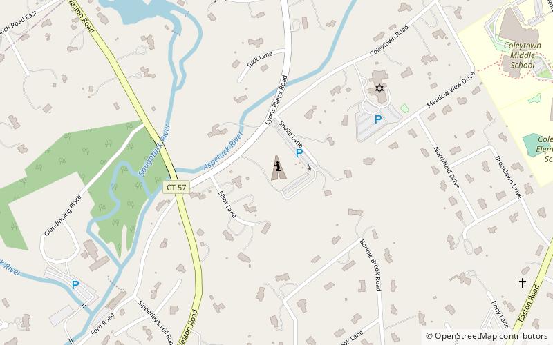 First Unitarian Church in Westport location map