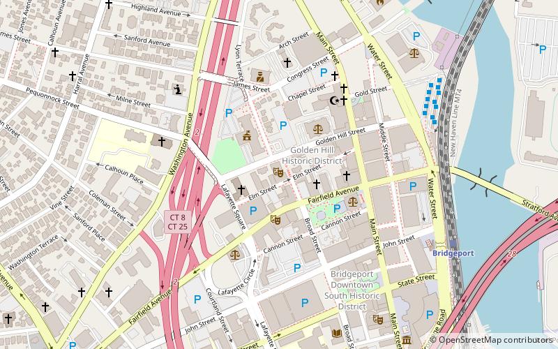 Downtown Cabaret Theatre location map
