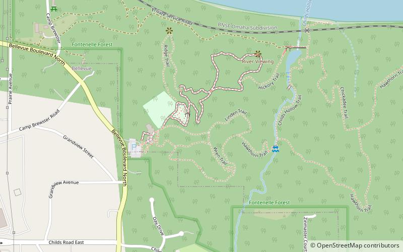 Fontenelle Forest location map