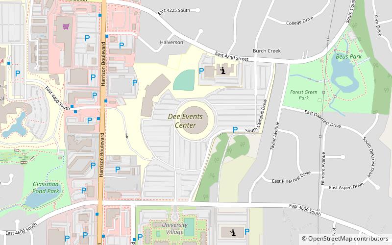 Dee Events Center location map