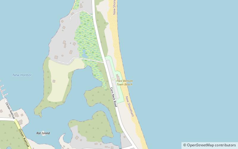 crescent beach fred benson town beach block island location map