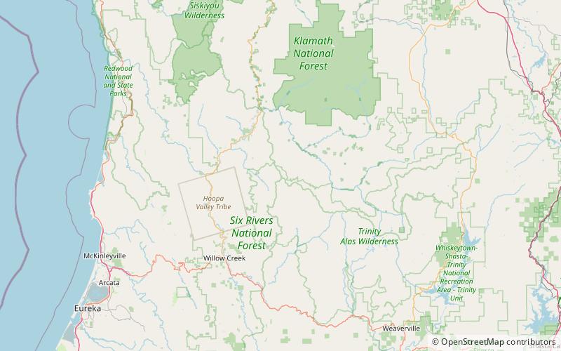 Salmon Mountain location map